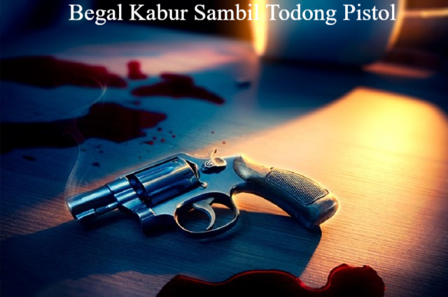 Begal Kabur Sambil Todong Pistol Karena Gagal Curi Motor di Bekasi